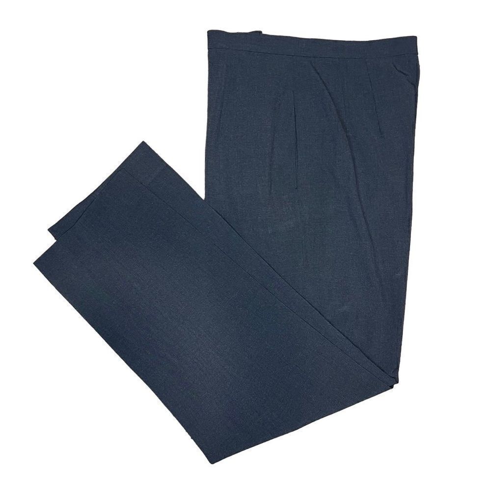 Talbots Gray Stretch Trousers. Flat Front with Pockets. Sz 8. Great Condition!!